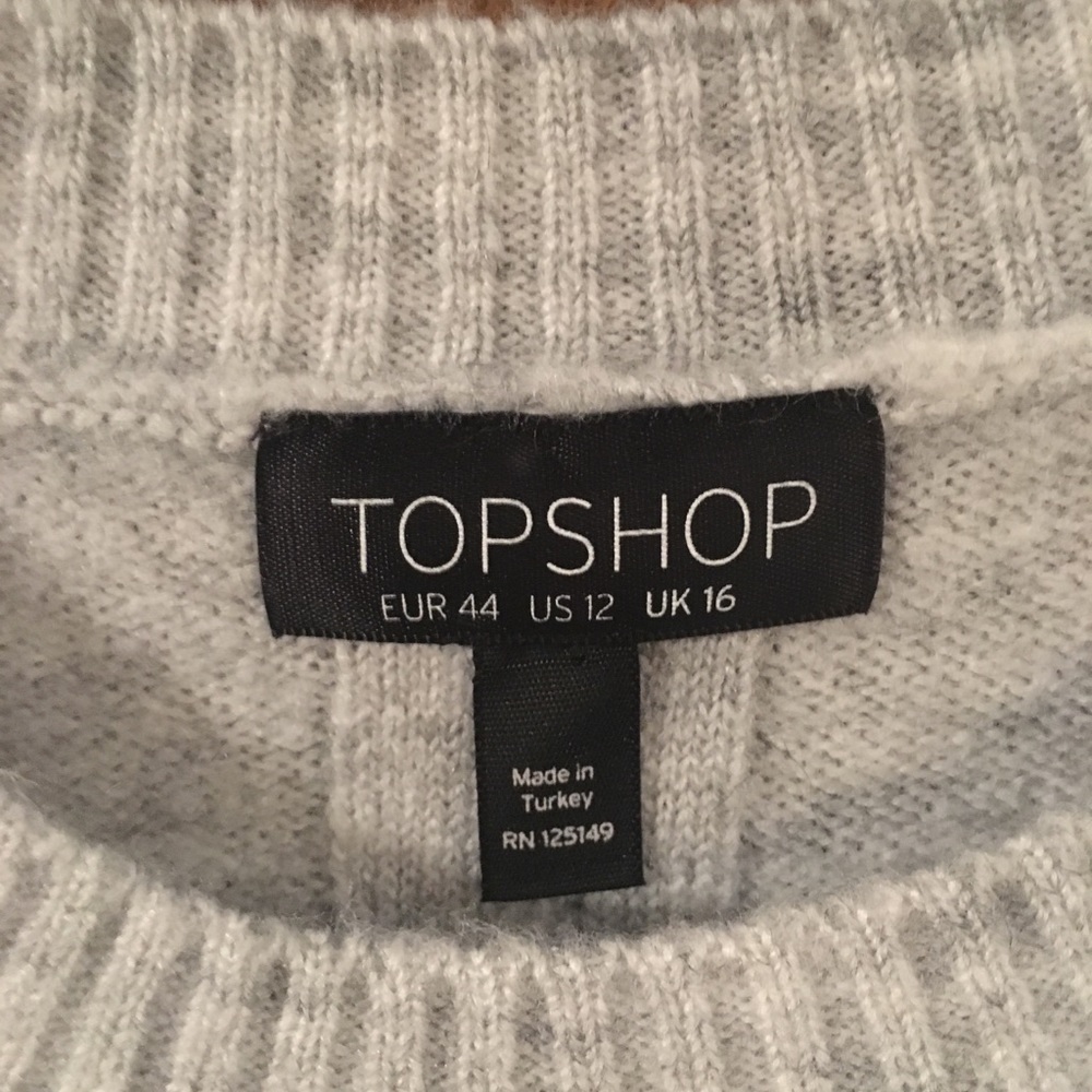 Top shop cropped sweater